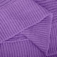 thumbnail image 5 of Suéteres Umfun para mujer, sueltos, informales, de punto, lisos, estampados, cuello redondo, manga 3/4, suaves al tacto, ligeros, morados, talla 2XL, 5 of 5
