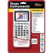 Texas Instruments TI-84 Plus CE Graphing Calculator, White