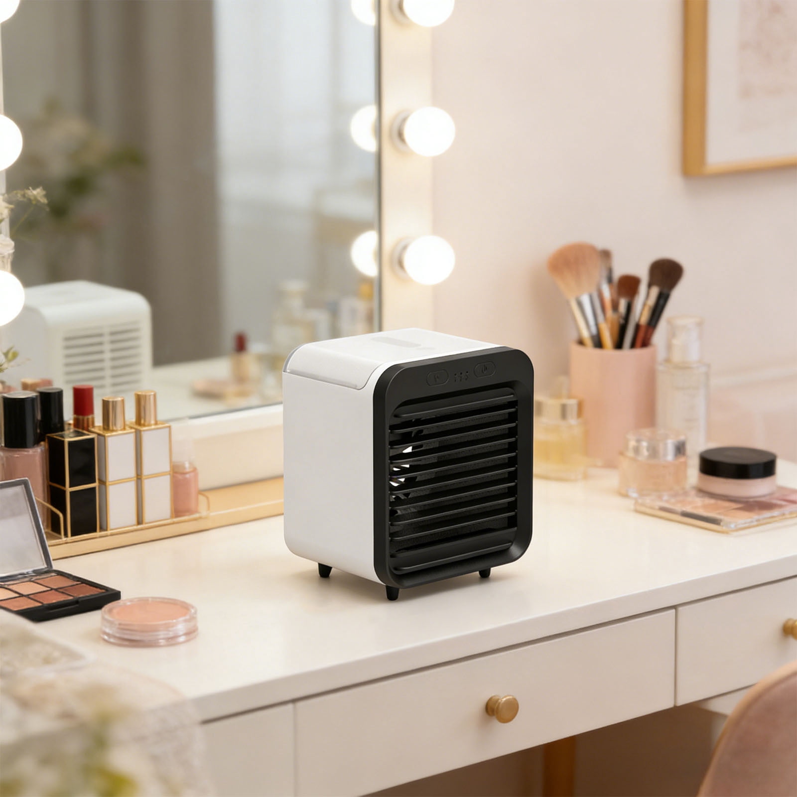 BUERCWS Portable Personal AC - Quiet Cooling with Hydro Chill System, Easy Setup Just Add Water for Instant Cold Air Anytime