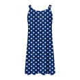 thumbnail image 5 of WILLBEST Robe avec S Femmes Robe d'Été de Plage Sans Manches Imprimée Décontractée Bord de Mer Mini Robe, 5 of 5