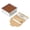 Natural/4" x 4"/1000 Count, variant on Pastry Tek Unbleached Parchment Paper Baking Sheet - Precut, Silicone Coated, Compostable - 5" x 5" - 1000 count box