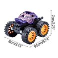 thumbnail image 2 of Gallickan Monster Trucks for Boys, Friction Powered Construction Truck Toys Vehicles, Push and Go Car Toys for Kids Birthday Christmas Party Gifts, Purple, 2 of 4