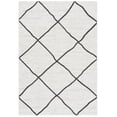 thumbnail image 2 of SAFAVIEH Courtyard Cohen Diamond Indoor/Outdoor Area Rug, Ivory/Black, 5'3" x 7'7", 2 of 11