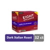 Eight O'Clock Dark Italian Dark Roast Coffee K-Cup Pods Value Pack, 32 Ct.