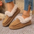 thumbnail image 2 of Khaki Ladies Casual Shoes With Round Toe And One Foot Warm Versatile For Outdoor And Indoor Use, 2 of 7
