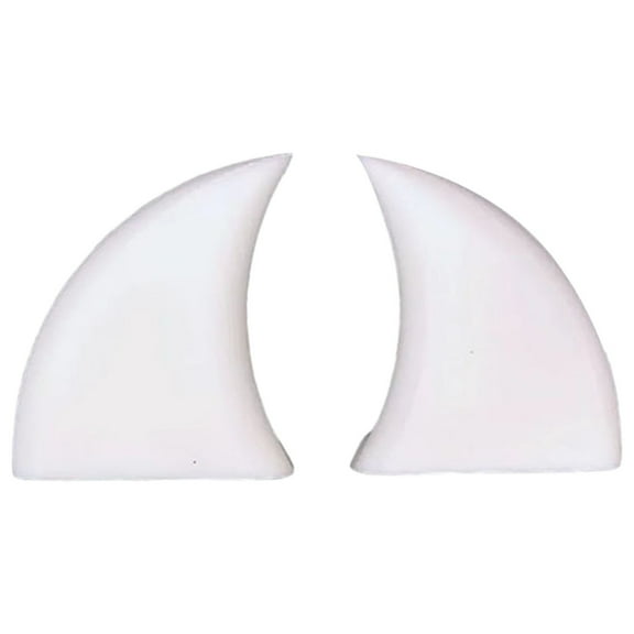 FUYPSE 2026 New Arrivals Halloween Decoration Car Teeth for Cars, Truck, or SUV, Vampire Fangs Teeth for car - Mounts to Front Grille on Vehicles, DIY Your Car, A Pair White