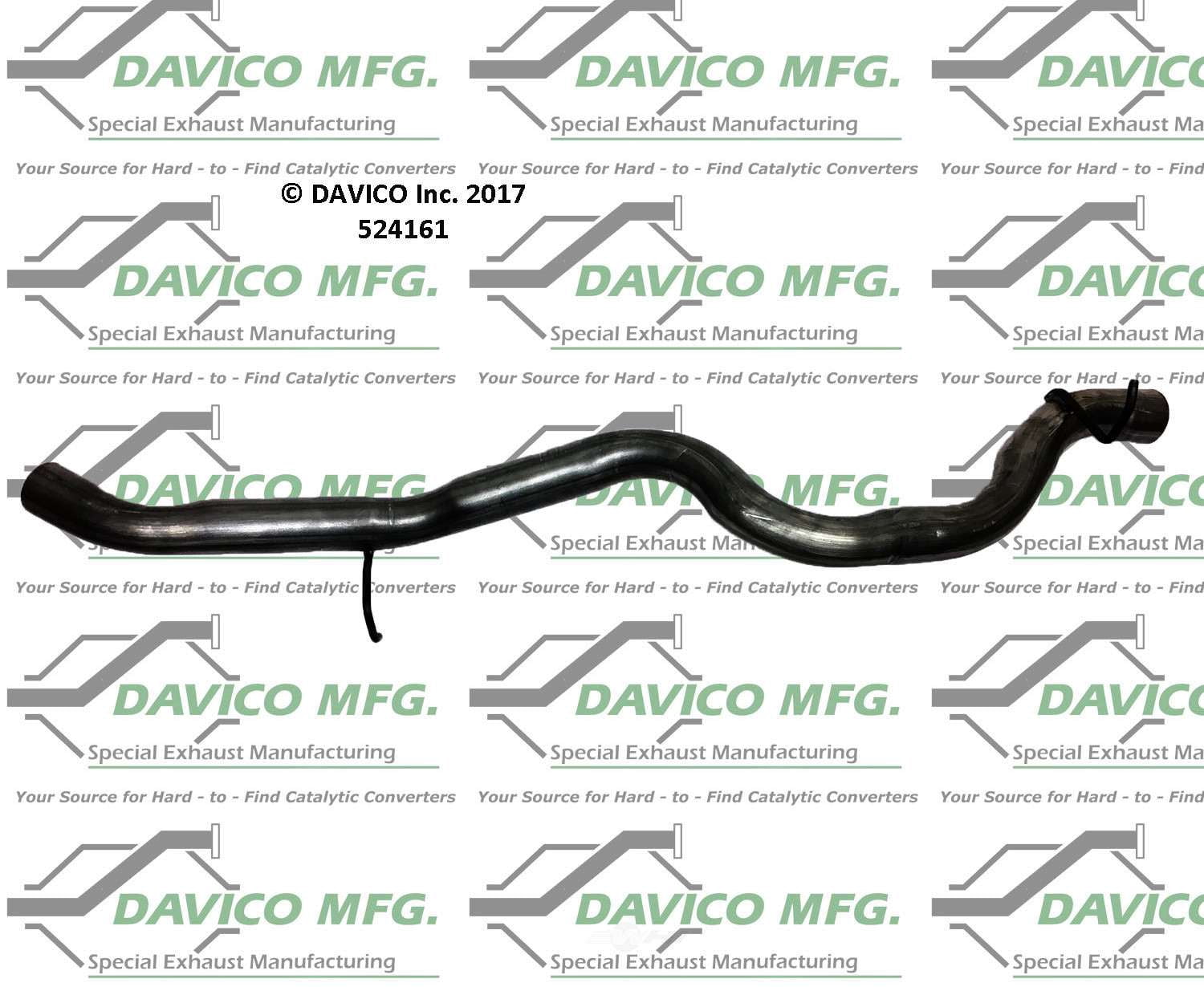 Davico Mfg 524161 Exact-Fit Exhaust Pipe