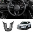 thumbnail image 1 of Adorno de la Cubierta del Panel del Volante del Estilo V de la Fibra de Carbono del Coche Etiqueta Engomada Decorativo de Marco para Honda Vezel HR-V HRV 2021 2022, 1 of 5