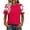 Hot Pink, variant on Baseball Shirts for Women Round Neck Short Sleeve Blouse Tropical Graphic Tees Summer Going Out Tops Blusas Casuales Para Mujer
