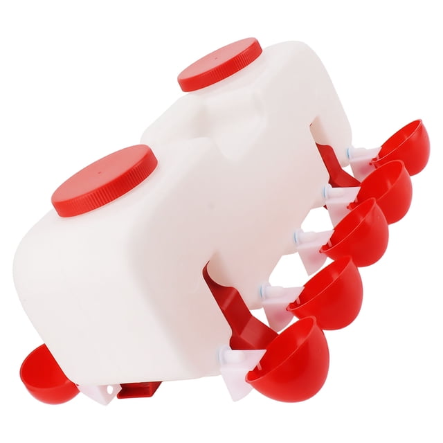 Bebedero Para Pollos, 10L, Accesorios Estables Para Gallinero, Alimentador De Agua Para Aves De Corral De Polipropileno Para Patos