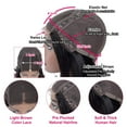 thumbnail image 5 of Deep Wave Human Hair Wig 4x4 Closure Glueless Wigs Human Hair Pre Plucked Pre Cut Lace Closure Glueless Wigs Elastic Band 200% Density Natural Color, 5 of 6