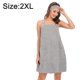 thumbnail image 2 of Vestido de baño o ducha para mujer, ligero, con tirantes y cierre, hasta la rodilla, 2 of 5
