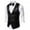 Black, variant on Patlollav Mens Autumn and Winter Fashion Personality Sequins Casual Vest Jacket