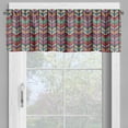 thumbnail image 4 of Ambesonne Abstract Valance & Curtain, Colorful Rainbow Leaf, 55"x45", Multicolor, 4 of 6