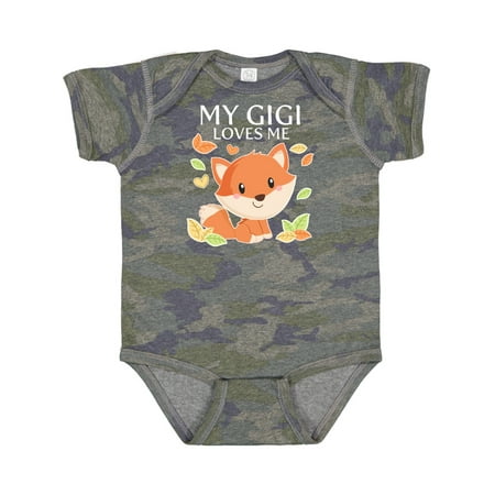 

Inktastic My Gigi Loves Me- Little Fox Gift Baby Boy or Baby Girl Bodysuit