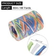 thumbnail image 2 of Uxcell Raffia Paper Craft Rope Handmade Twisted Paper Craft String Cord Rope for Decoration Gift Packaging Blue, Green, Orange, White, 2 of 6