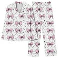 thumbnail image 5 of Purcolt Pajamas for Women Set Long Sleeve Button Down Sleepwear Soft Pjs Sets 2 Piece Lounge Sets with Pocket, 5 of 5