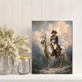 thumbnail image 2 of Napoleon Horseback Portrait Canvas Print，Historical Wall Art for Living Room Bedroom Office Study Home Decor, 2 of 8
