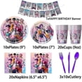 thumbnail image 2 of Kpop Demon Hunters Birthday Party Set: Dukar, Tallrikar, Koppar, Ballonger, Cake Topper Fr Barn, 2 of 4