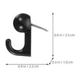 thumbnail image 2 of FESTFENDS 100Pcs Plastic Push Pin Hooks for Displaying Artwork at Office, 2 of 8