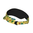 thumbnail image 2 of Sikiie Roosters And Sunflowers Sun Visor Hat Adjustable Velcro Golf Visor Sports Sunscreen Visor Hat for Outdoor Activities, 2 of 7