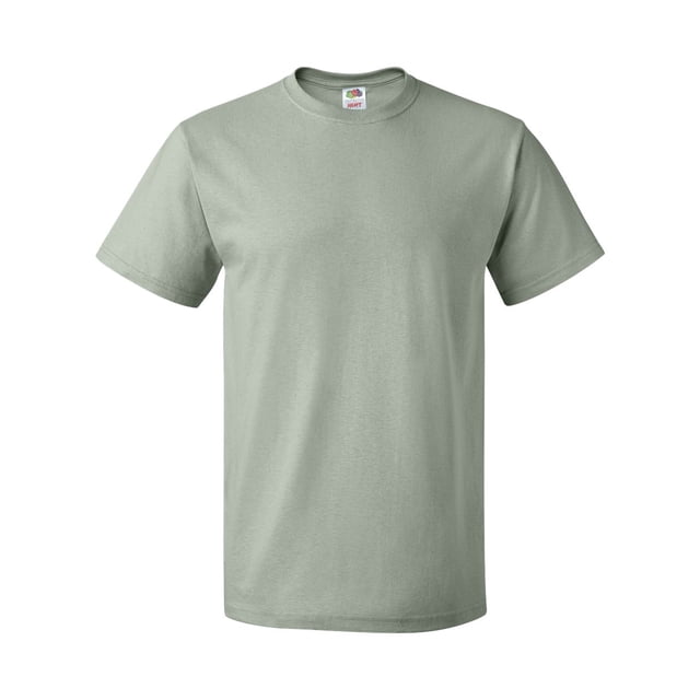 Fruit Of The Loom T-Shirt à Manches Courtes en Coton HD pour Hommes, TG, Sagestone