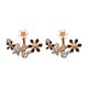thumbnail image 1 of Moda pequeña flor fresca del sol con incrustaciones de color pequeña flor Stud Pendientes Frontera Oreja Joyería, 1 of 4