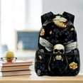 thumbnail image 5 of Lightweight Backpack Skull Bee School Bag Travel Laptop Daypack for Men Women Casual Rucksack, 5 of 6