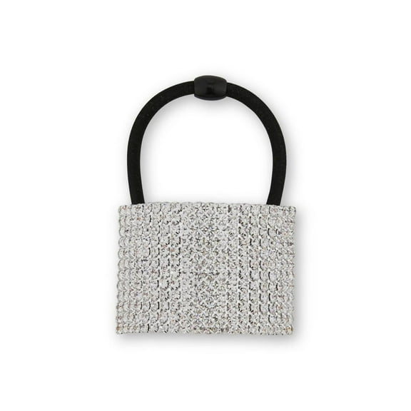 Allure Rhinestone Ponytail Holder, Square