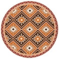 thumbnail image 4 of SAFAVIEH Veranda Johann Southwestern Indoor/Outdoor Area Rug, 6'7" x 9'6", Rust/Red, 4 of 9