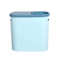 thumbnail image 4 of Pink Clip-On Cover Garbage Can with Large Capacity - Durable Plastic, Space-Saving Design for Kitchen, Bathroom, Bedroom & Commercial Use - Efficient, Versatile Waste Bin for Small Areas (Model 9219), 4 of 6