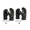 thumbnail image 3 of Maytalsory 2 Pcs Gants Chauds Hommes Style Simple Gant Épaissi Résistant à la Transpiration Mitaines Extérieures Hiver Motos Vélos Électriques Rouge, 3 of 6