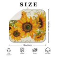 thumbnail image 4 of Microfibre Drying Mat for Kitchen Sunflower Colorful Floral Dish Drying Drainer Mat Absorbent Drying Mat Washing Up for Glass, Plate & Cup 16inch X 18inch, 4 of 7