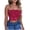 Red, variant on Agkizg Glitter Print Bandeau Sports Top,Yoga Workout Sleeveless Tank Bra,Stretchy Seamless Backless Active and Casual Wear Top (Women's or Women's Plus)