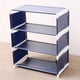 thumbnail image 4 of Zapatero de 3/4 capas, soporte para ahorro de espacio para dormitorio, estantes sólidos, organizador de almacenamiento, 4 of 5