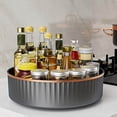 thumbnail image 1 of Tocadiscos de cocina – bandeja giratoria de condimentos, 360 grados Lazy Susan para condimentos y fruta, organizador multifuncional de plástico para almacenamiento, fácil de limpiar, 1 of 5