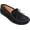 Black, variant on Minnetonka Men's Nub Sole Moccasin,Taupe,10.5 M US