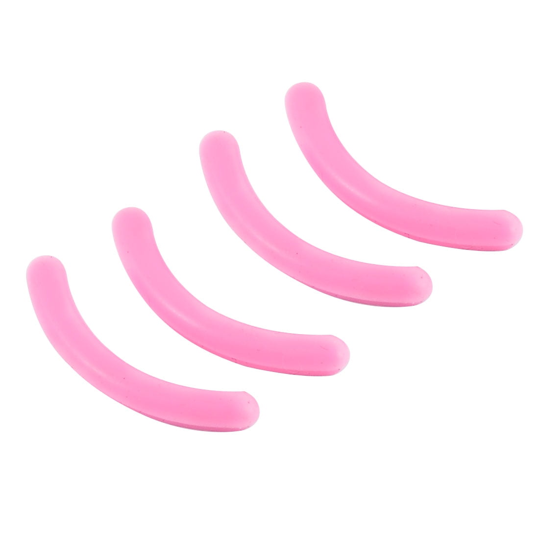 4 Pcs Rubber Eyelash Curler Refill Cushion Pad Replacement Pink
