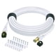 thumbnail image 1 of Cable Ethernet QIFGUO Cat 8, 50 pies, 2000 MHz, 40 Gbps, blanco, 1 of 7