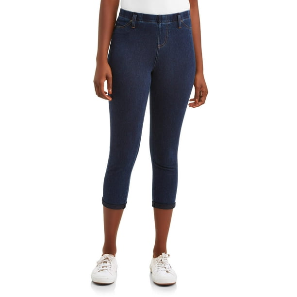 Time and Tru - Time and Tru Jegging Capri Women's - Walmart.com - Walmart.com