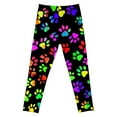 thumbnail image 3 of Cute Leggings Girls Funny Print Casual Stretch Cozy Cotton Long Pants Fashion Slimming Sweet Toddler Outfits, Multicolor, 6 Years, 3 of 4