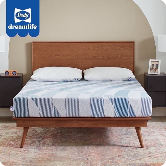 Sealy Dreamlife 8” Twin Gel Memory Foam Mattress-in-a-Box, Adult