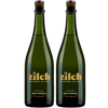Zilch Alcohol-Free Brut Bubbles: Premium Non-Alcoholic California Sparkling White Wine | 2 PACK