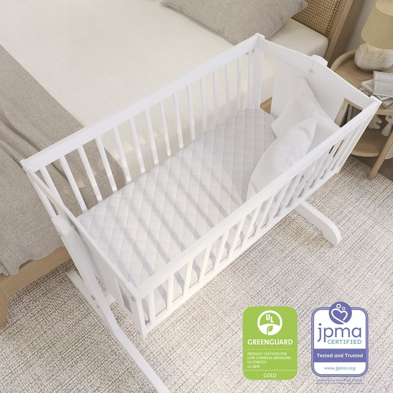 Dream on Me Luna/Haven Waterproof Infant Cradle Foam Mattress