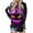 Purple, variant on Halloween Print Hoodies Womens Plus Size Long Sleeve Casual Loose Trendy Fall Winter Pullover Sweatshirt Tops,Navy,M