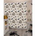 thumbnail image 4 of Halloween Shower Curtain Set ，Waterproof Fabric Shower Curtains Butterfly Crow Skull Rose Pumpkin Shower Curtains for Bathroom,Bathroom Decor 36"x72", 4 of 6
