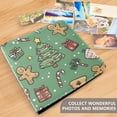 thumbnail image 4 of FORMRS 3 Ring Photo Album 4"x6" Self Adhesive Large Capacity PU Leather Cover, Christmas Cookies, 4 of 8