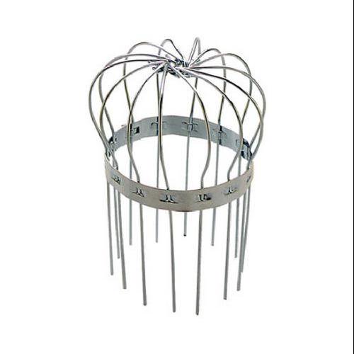Gutter Downspout Strainer Basket, Round, Galvanized, 3", Peak, 1615