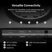 Pixio PX248 Wave 24 Fast IPS FHD 1920 x 1080 200Hz Refresh Rate 1ms GTG Response Time Adaptive Sync Gaming Monitor