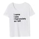 thumbnail image 3 of Camiseta para mujer Camiseta básica Camiseta de cuello redondo transpirable de moda Tops de verano para mochileros y desplazamientos S, 3 of 8